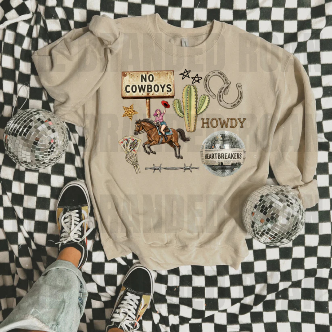 The Branded Roan - Howdy Collage Crew